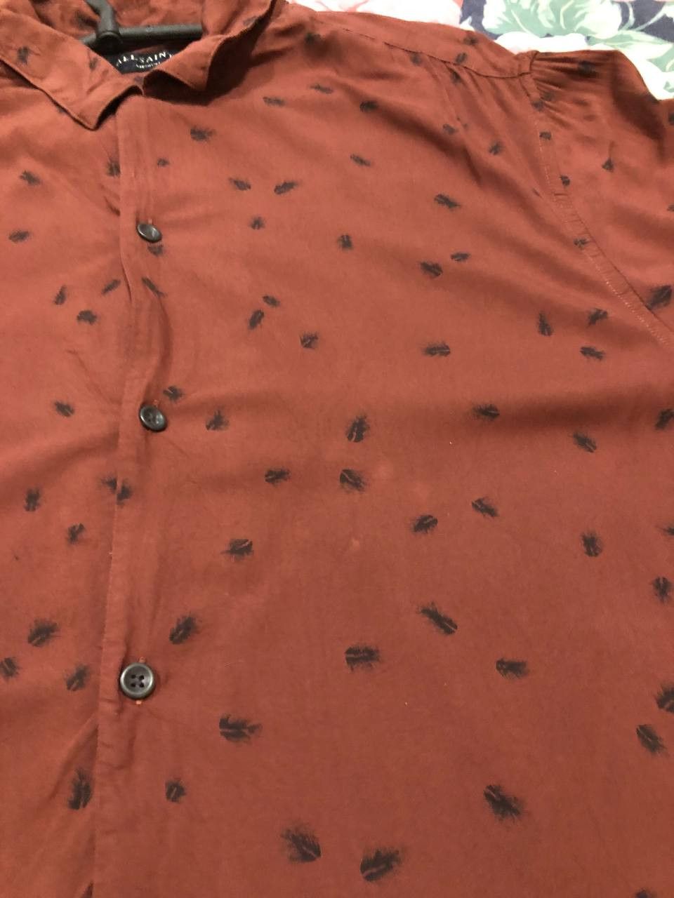 Allsaints Vintage Shirt with short sleeves Allsaints print Hawaii Y2K Size US M / EU 48-50 / 2 - 10 Thumbnail