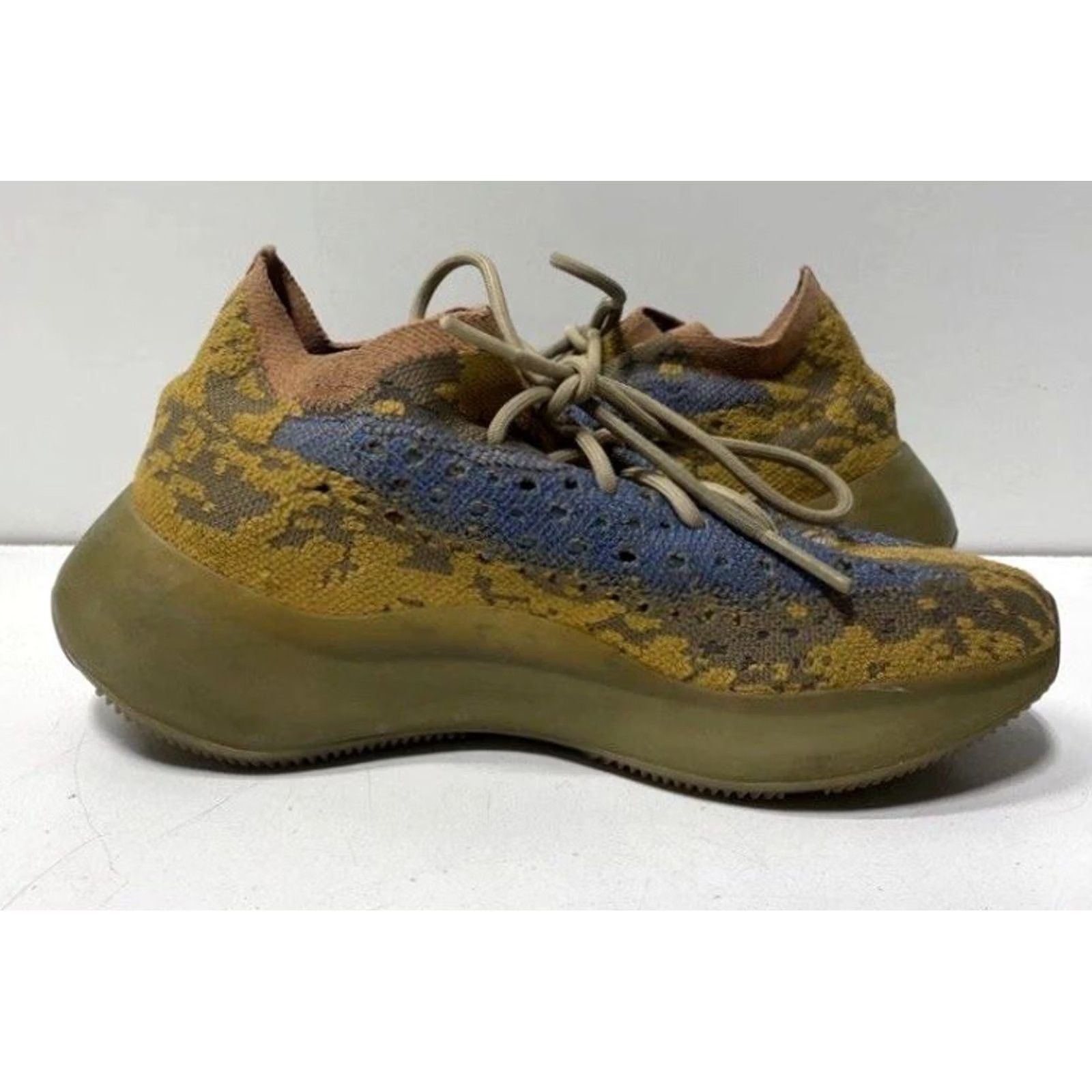 Adidas Men Adidas Yeezy Boost 380 Sneakers Q47306 7.5 Blue Oat Multicolor Lace Non-Reflective Reflective? Size US 8 / EU 41 - 4 Thumbnail