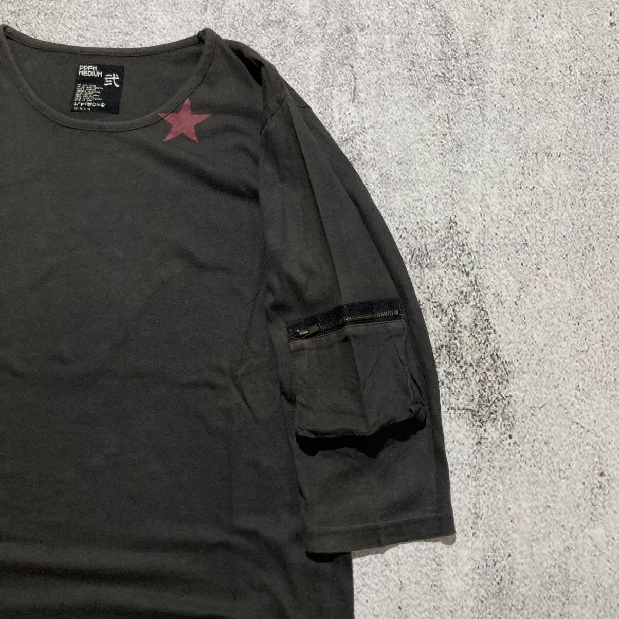PPFM 2000s PPFM Stars Logo Grunge Punk Style Raglan Shirt Size US M / EU 48-50 / 2 - 9 Thumbnail