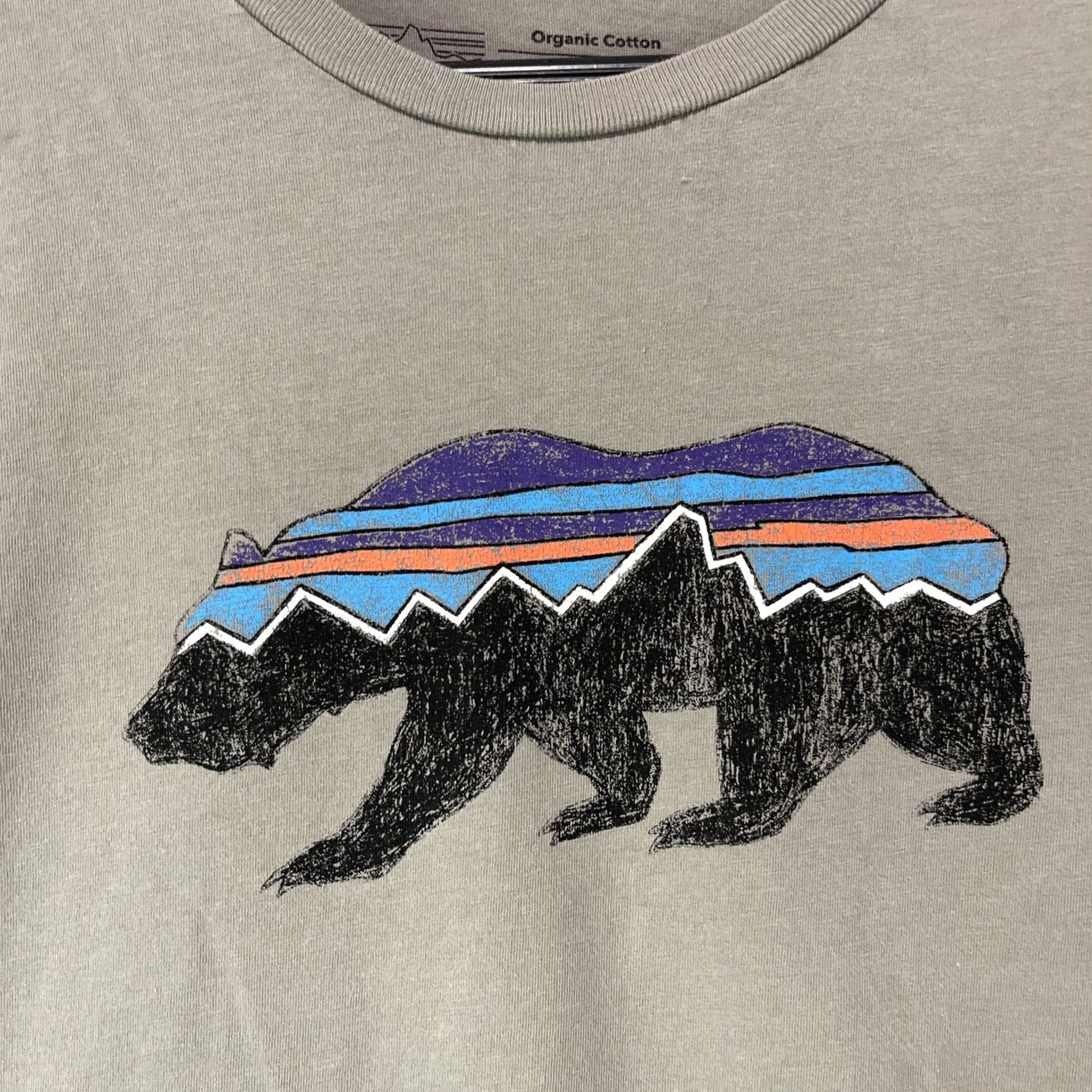 Patagonia Patagonia Shirt Mens Large Regular Fit Short Sleeve Outdoor Bear Logo Gray Flaws Size US L / EU 52-54 / 3 - 4 Thumbnail