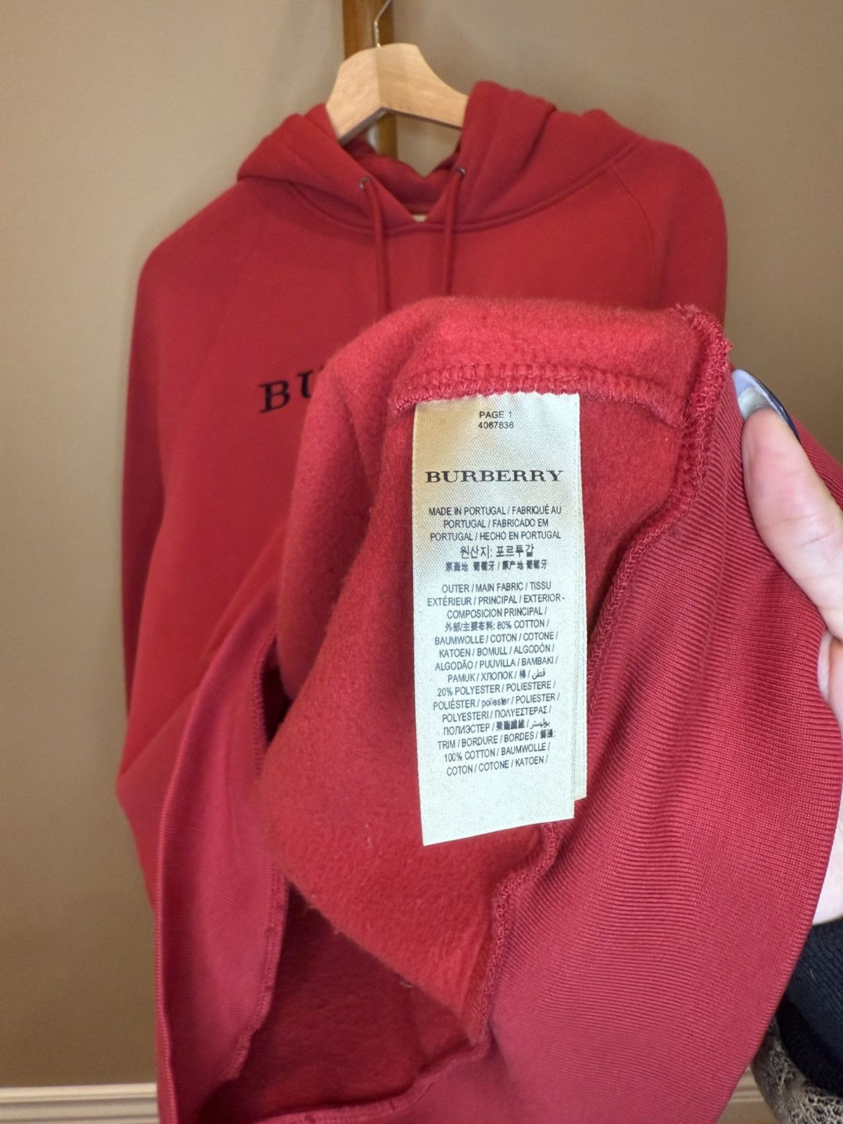Burberry Burberry Hoodie Size US S / EU 44-46 / 1 - 4 Thumbnail