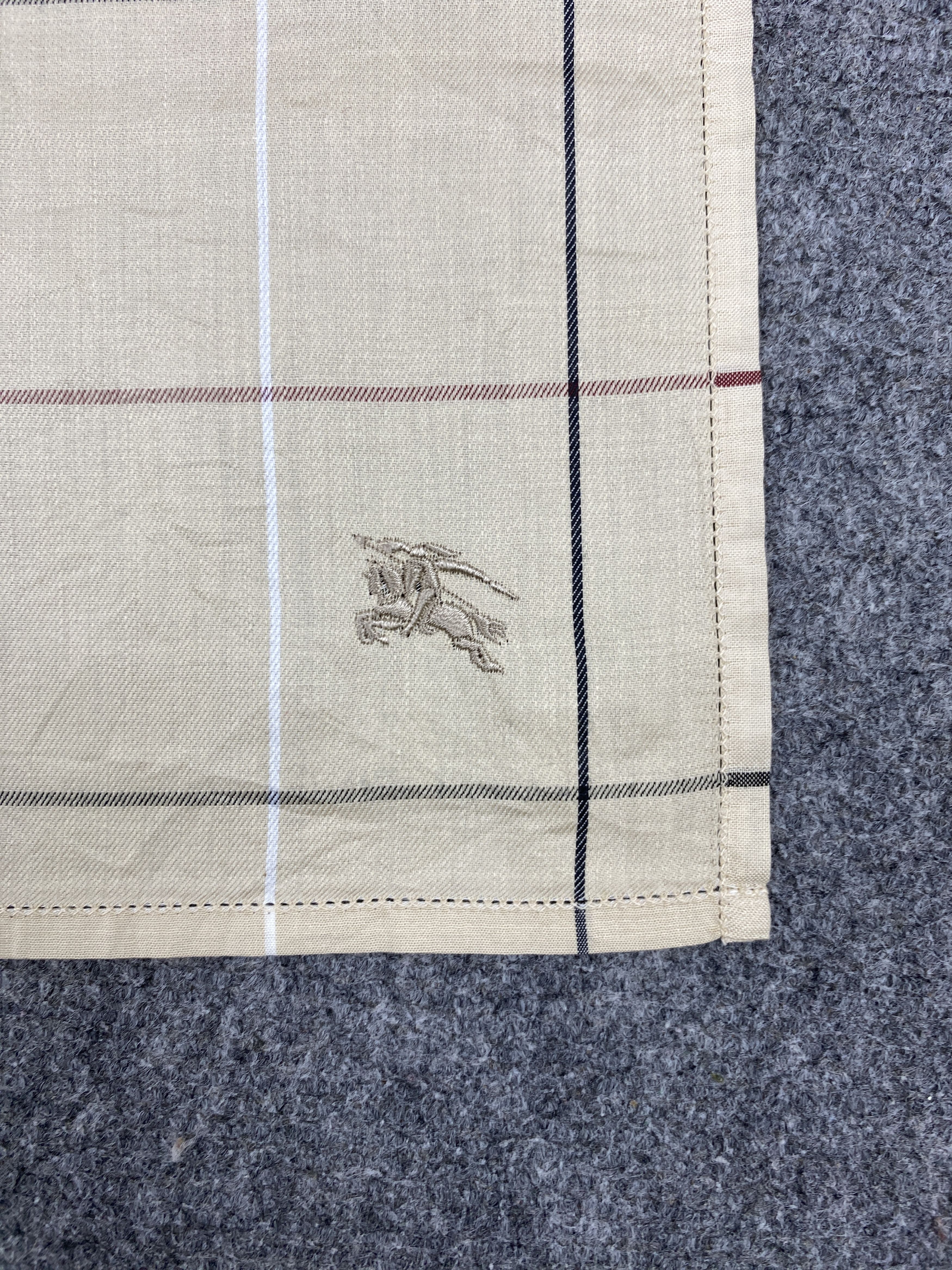 Burberry × Vintage Burberrys Handkerchief / Bandana / Neckerchief HKC0281 Size ONE SIZE - 6 Thumbnail