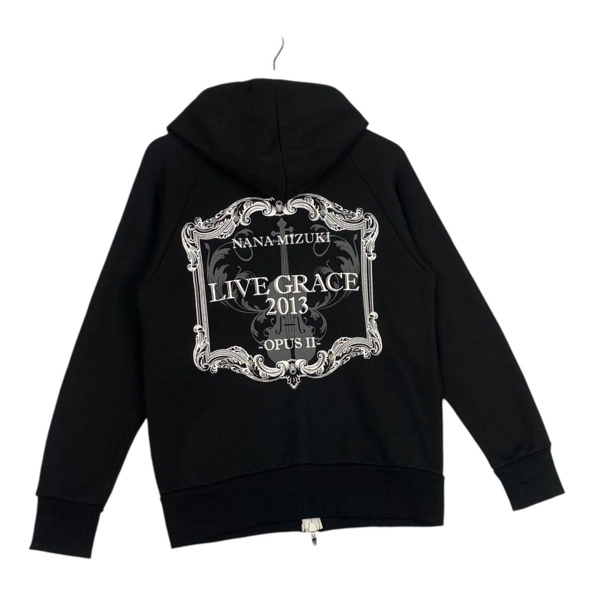 Designer × Vintage Vintage Nana Mizuki Full Zip Hoodie Embroidered Black Size US M / EU 48-50 / 2 - 8 Thumbnail