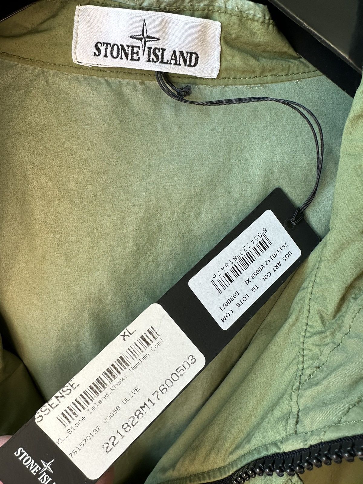 Stone Island Stone Island Khaki Naslan Coat Size US XL / EU 56 / 4 - 6 Thumbnail