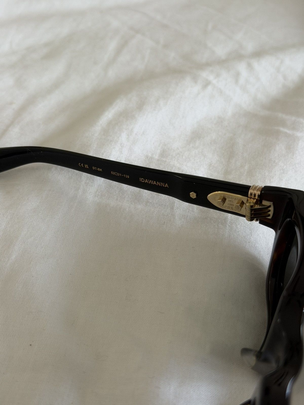 Chrome Hearts CHROME HEARTS IDAWANNA DARK TORTOISE BLACK Size ONE SIZE - 3 Thumbnail