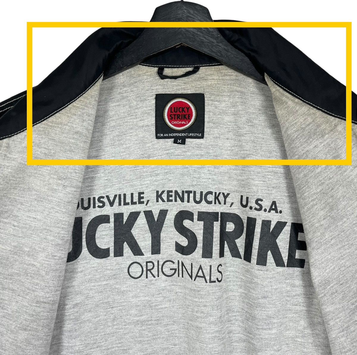 Vintage Vintage Lucky Strike Zipper Light Jacket Size US M / EU 48-50 / 2 - 8 Thumbnail