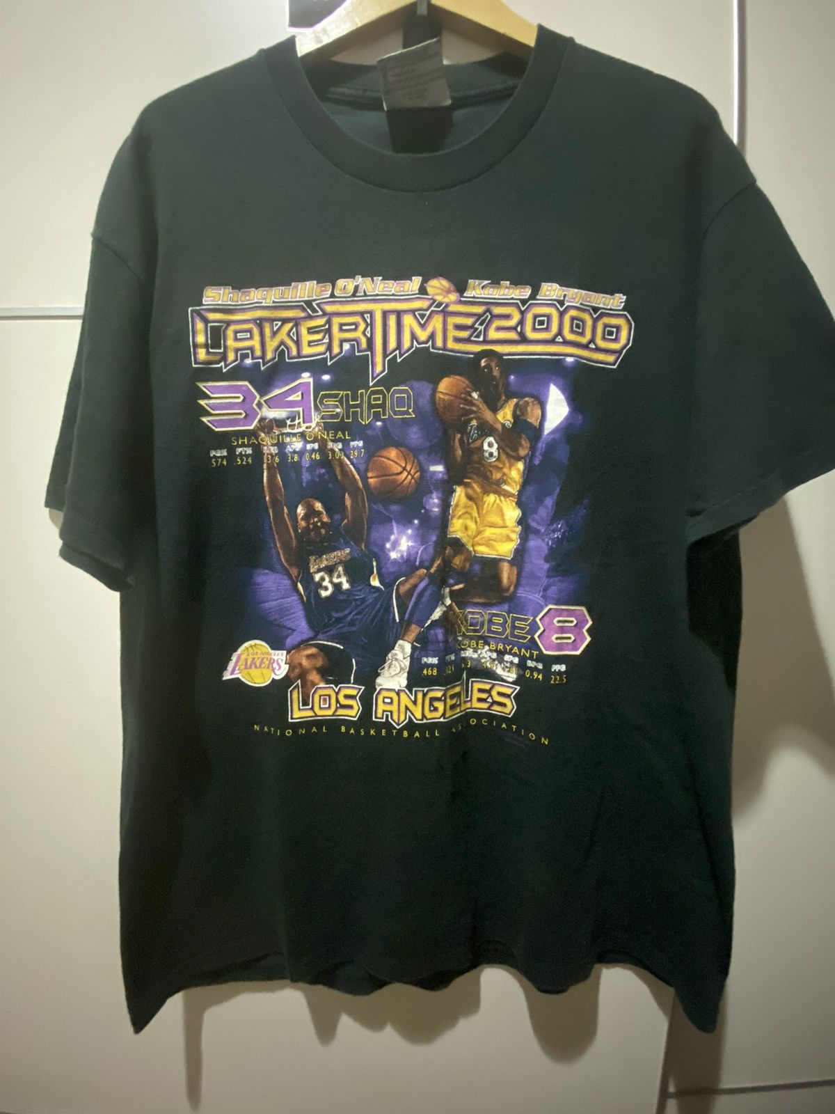 NBA Rare Y2K Lakers Shaq Kobe 2000 Size US L / EU 52-54 / 3 - 1 Thumbnail