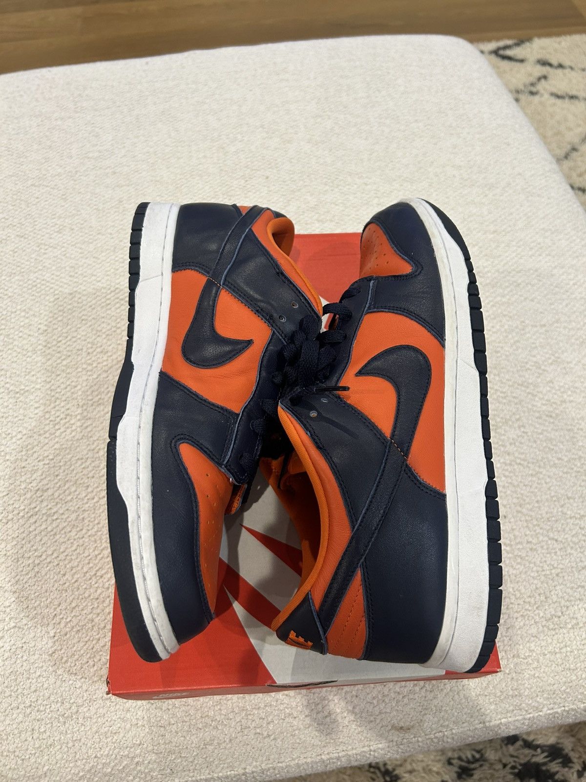 Nike Nike dunk low University Orange Maroon Size US 11.5 / EU 44-45 - 3 Thumbnail
