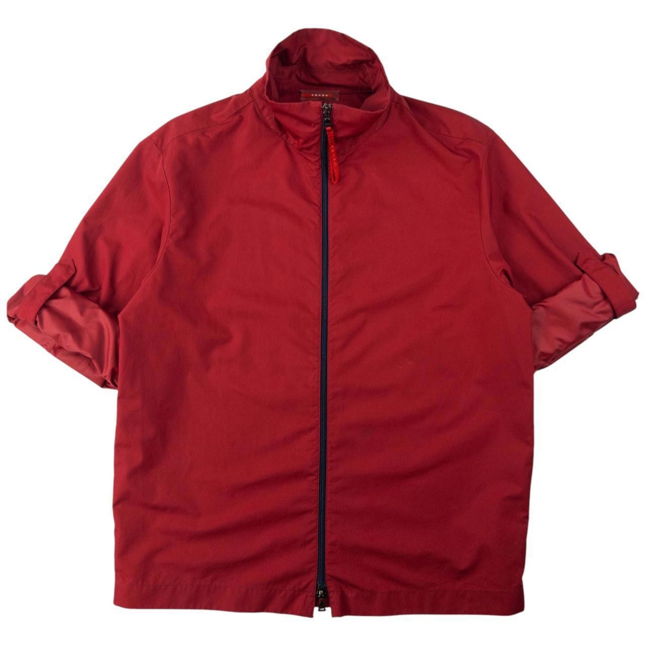 Prada Vintage Prada Sport Roll Sleeve Lightweight Jacket Size M Size US M / EU 48-50 / 2 - 2 Thumbnail
