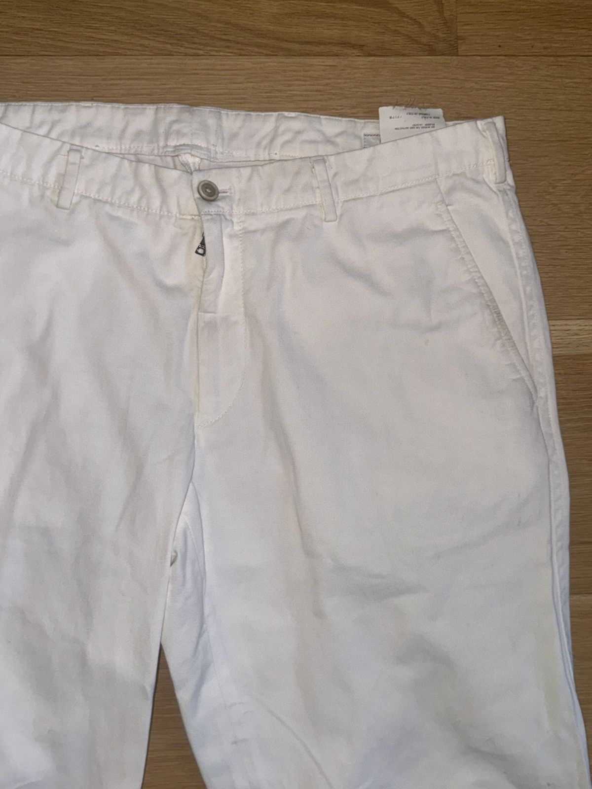 Prada vintage prada made italy 100% cotton white pants 36x29 m Size US 36 / EU 52 - 4 Thumbnail