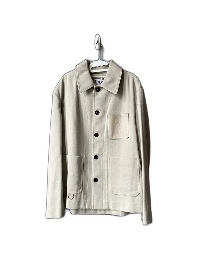 Loewe Loewe Khaki Collar Button Jacket Size US L / EU 52-54 / 3 - 1 Thumbnail