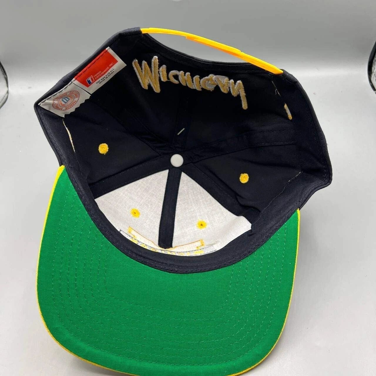 Twins Enterprise Inc. × Vintage Michigan Wolverines Hat Men Twins Enterprise Snap Back Cap Size ONE SIZE - 2 Thumbnail
