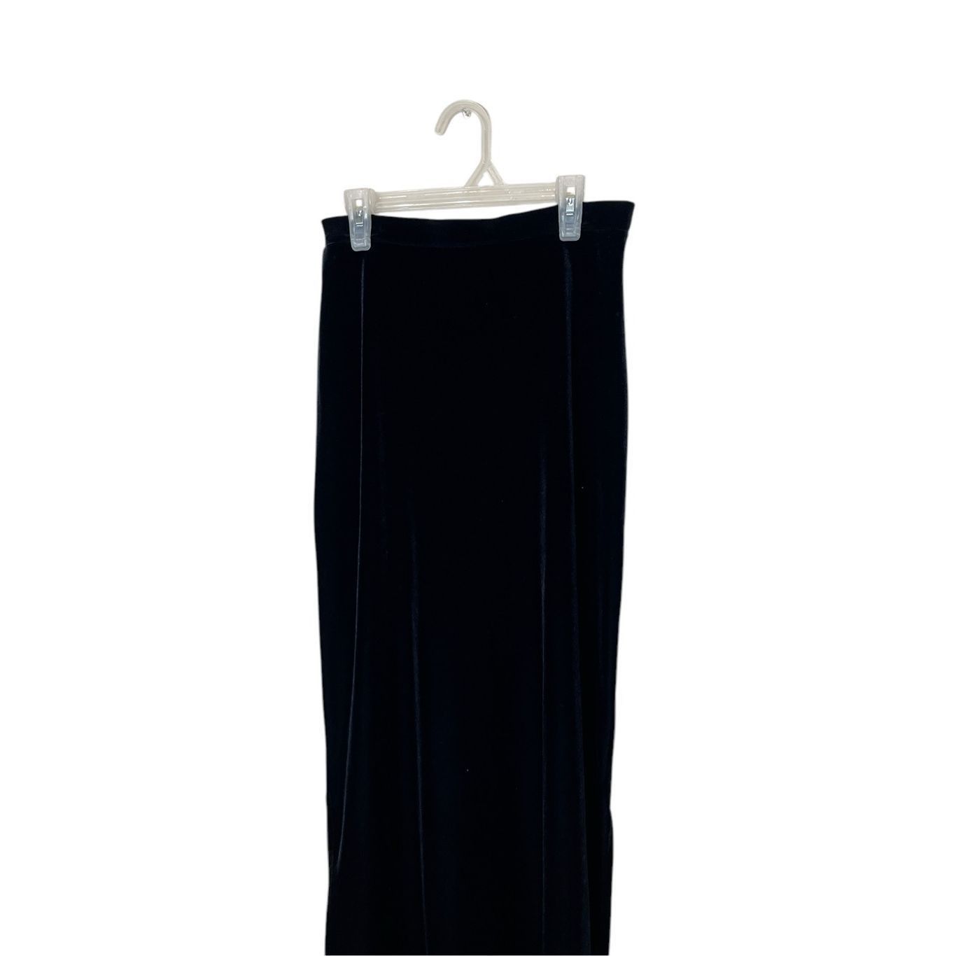 Merona Vintage Merona Black Velvet Maxi Skirt Size XS Size 26" / US 2 / IT 38 - 2 Thumbnail
