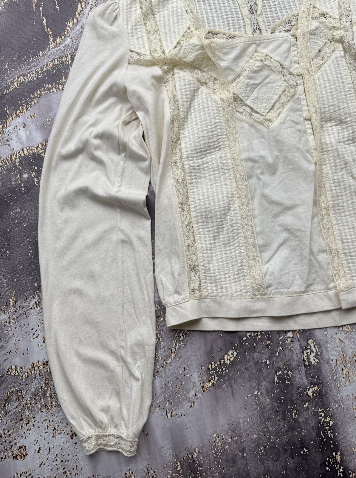 Vintage Vintage Amazing Buttons Blouse Size M / US 6-8 / IT 42-44 - 2 Thumbnail