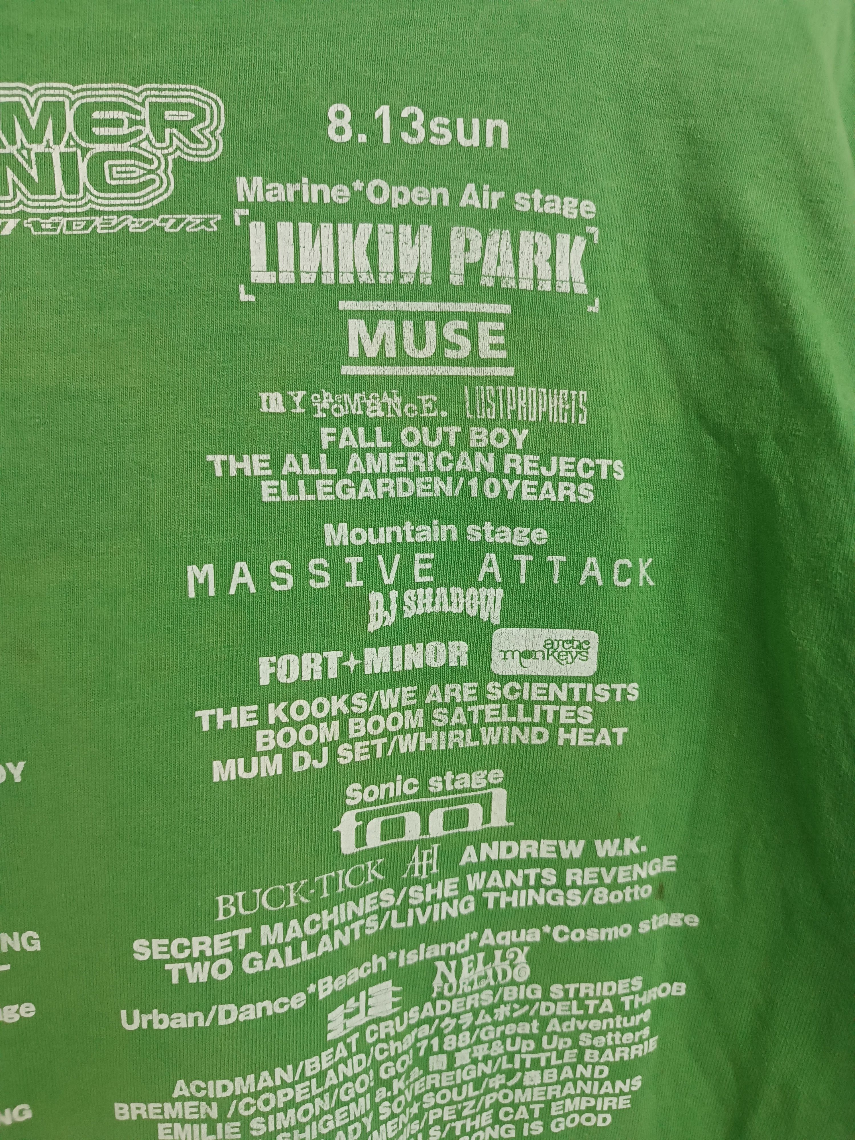 Band Tees VINTAGE '07 SUMMERSONIC FEST JAPAN metallica deftones arctic Size US L / EU 52-54 / 3 - 18 Thumbnail