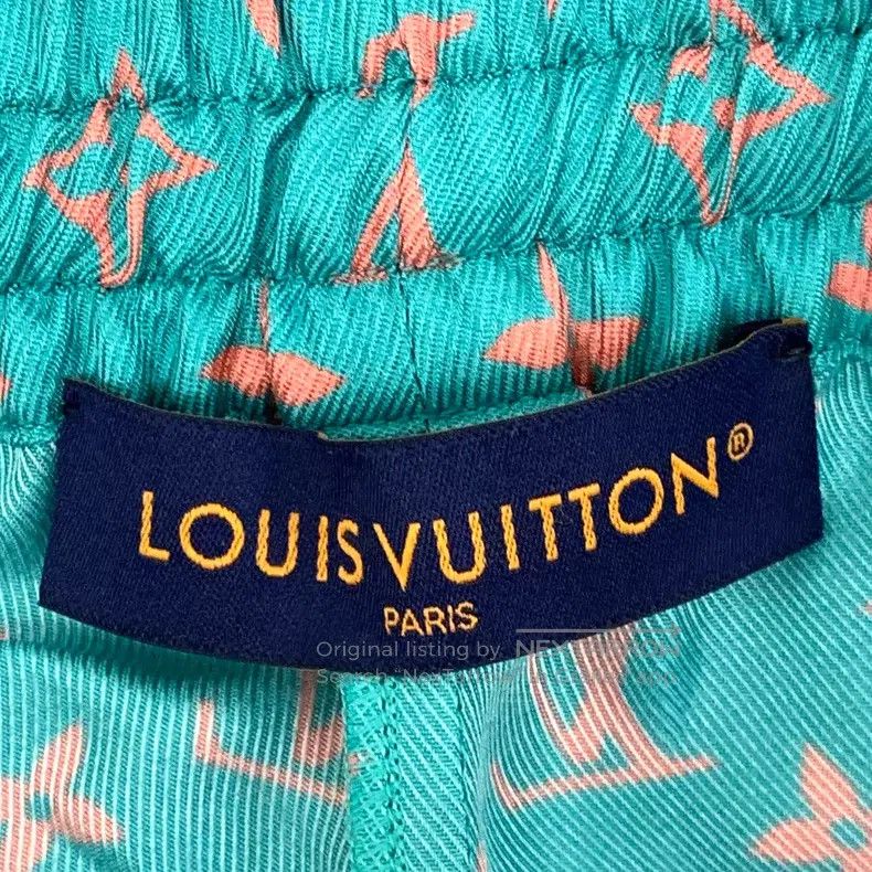Louis Vuitton Louis Vuitton size US 46 Lake green logo, old flower, print Size US 30 / EU 46 - 5 Thumbnail