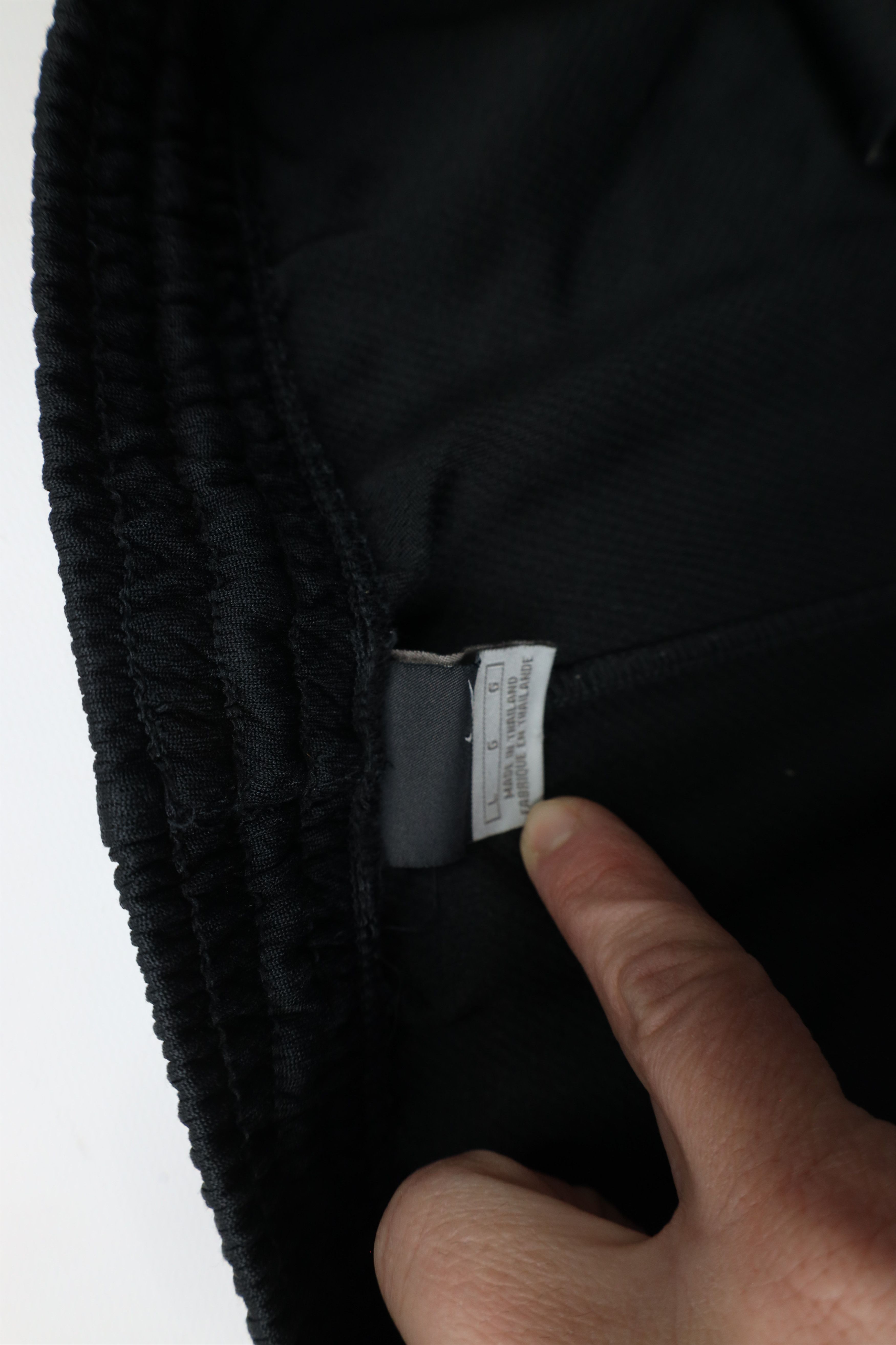 Nike × Vintage Vintage Nike Basketball Mini Swoosh Wide Leg Pants Black Size US 36 / EU 52 - 9 Thumbnail