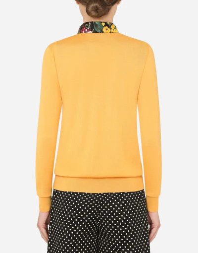 Dolce & Gabbana o1y0925 Floral-Print Polo Sweater in Multicolor Size S / US 4 / IT 40 - 5 Thumbnail