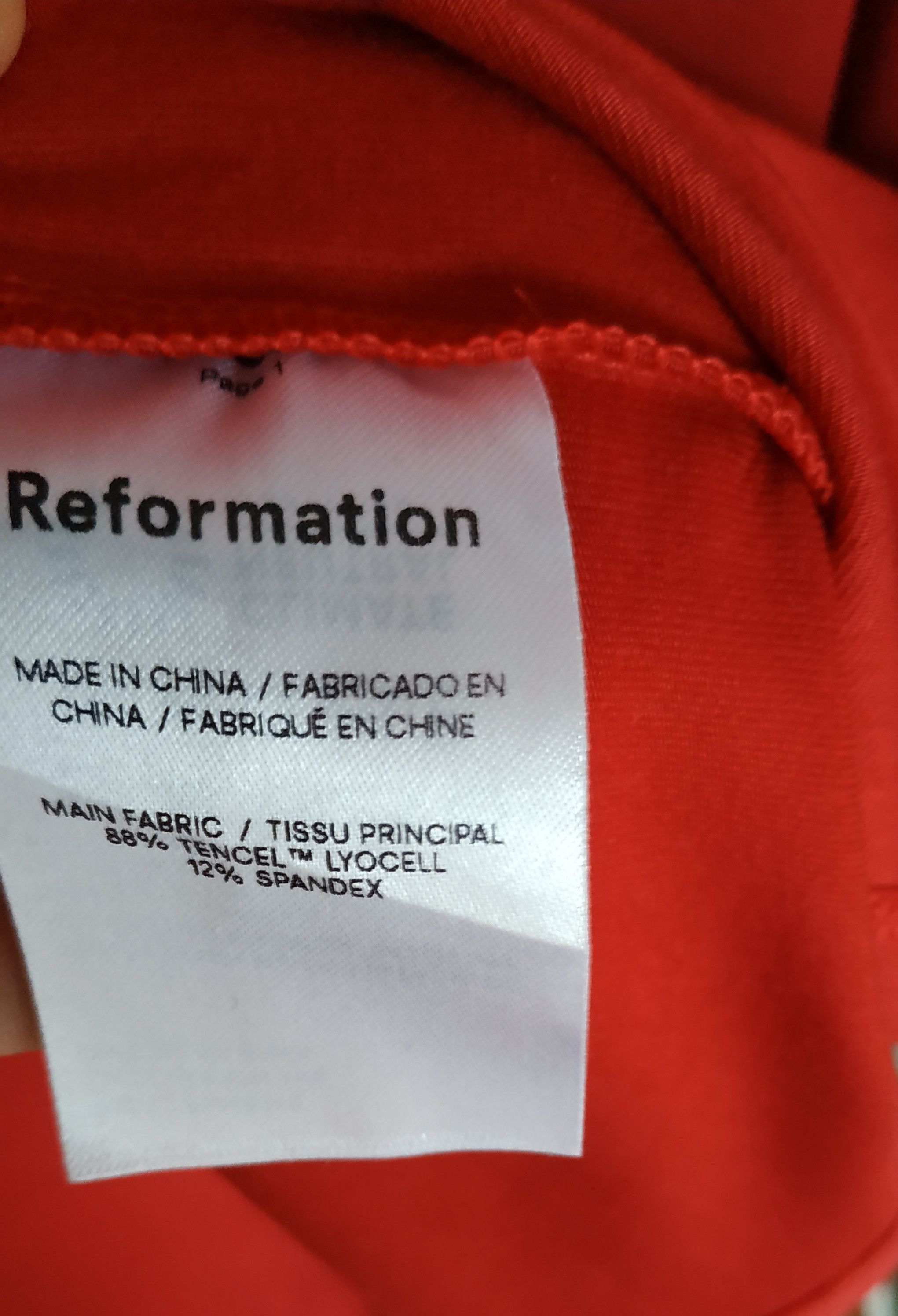 Reformation Reformation Red Rylan Maxi Skirt Size 27" / US 4 / IT 40 - 4 Thumbnail