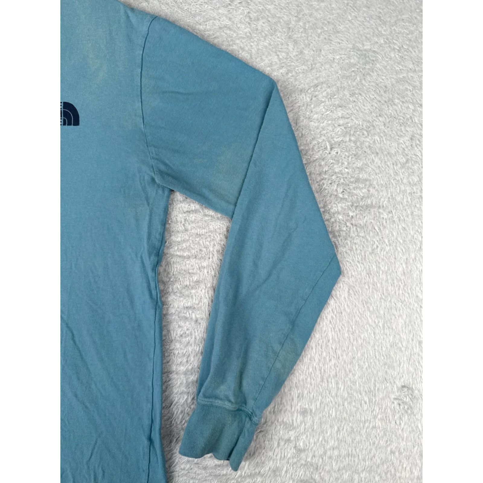 The North Face The North Face Shirt Men Small Blue Long Sleeve Crew Neck 100% Cotton Hike Size US S / EU 44-46 / 1 - 2 Thumbnail