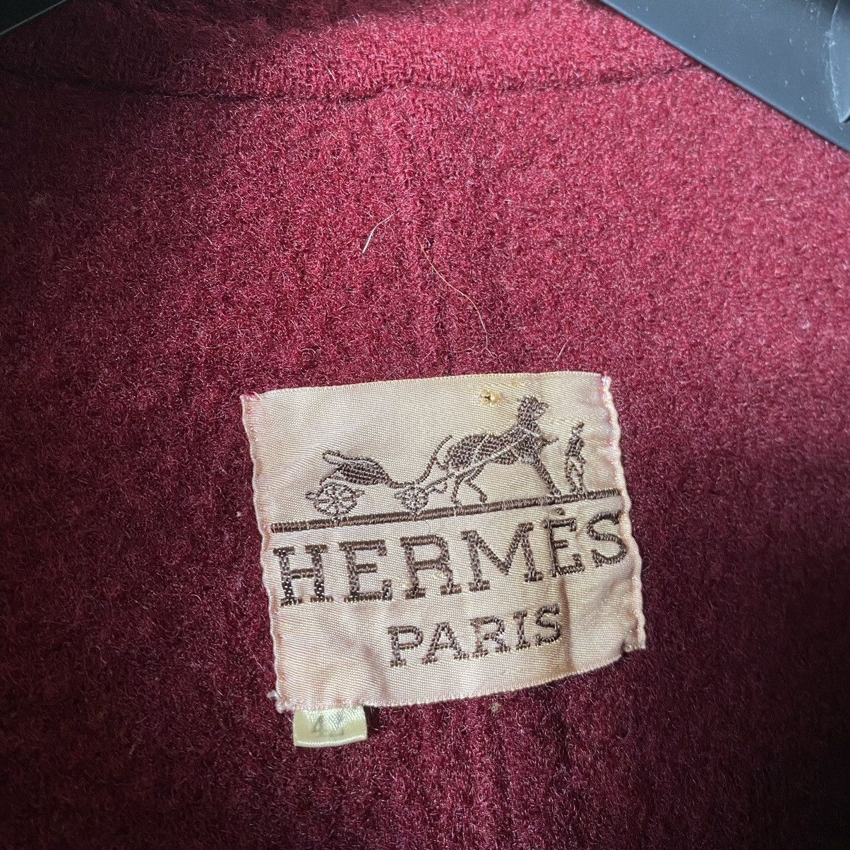 Hermes Vintage 70s wool coat Hermes Women’s Archive Size M / US 6-8 / IT 42-44 - 10 Thumbnail