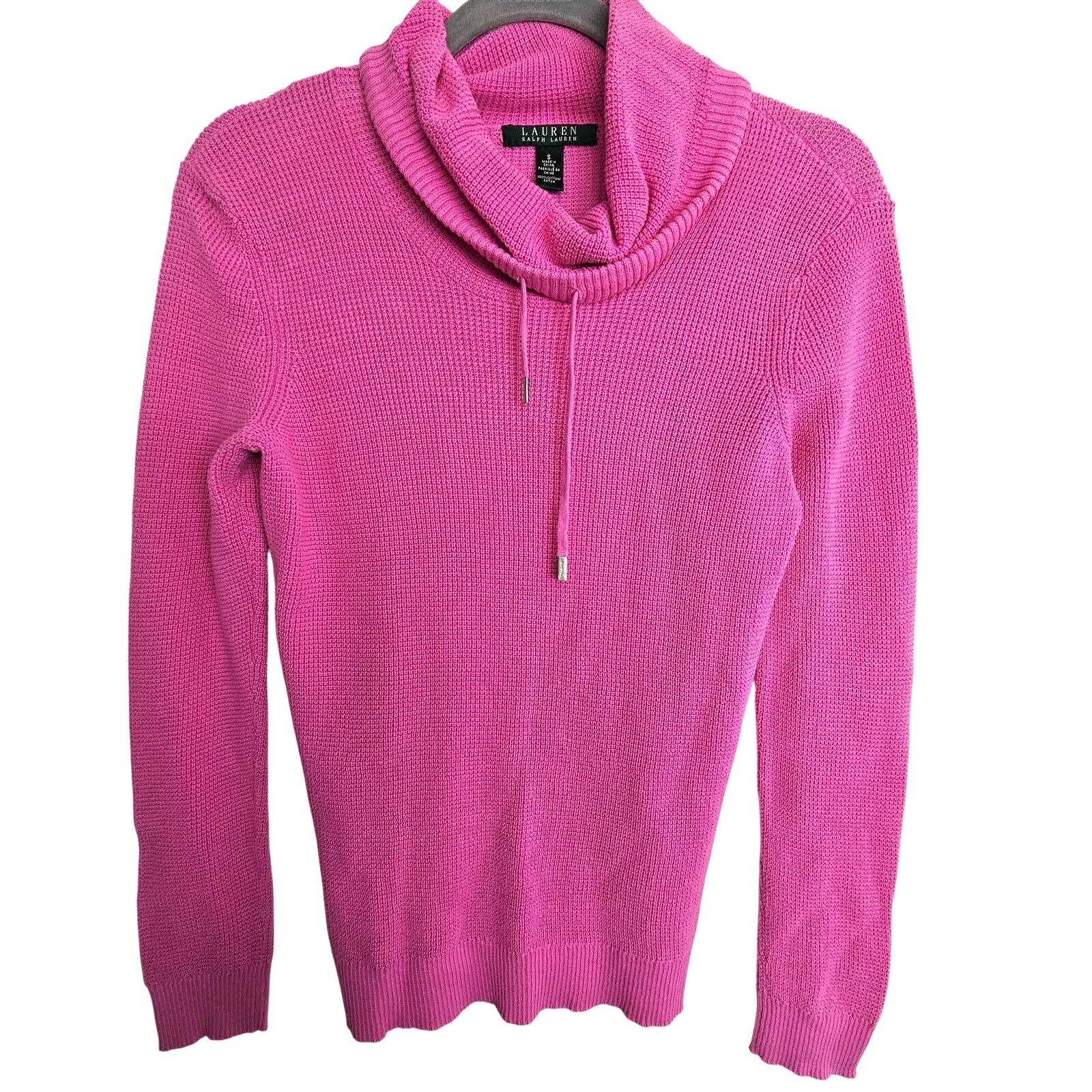 Lauren Ralph Lauren Lauren Ralph Lauren Womens Knit Cowl Neck Sweater S Preppy Size S / US 4 / IT 40 - 1 Thumbnail