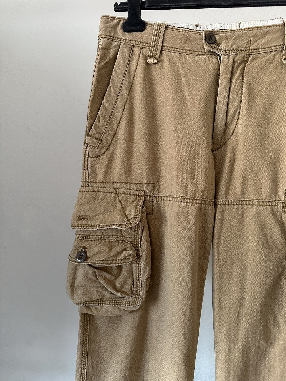 Polo Ralph Lauren 2000s Polo Ralph Lauren Multipocket Cargo Pant Size US 31 - 5 Thumbnail