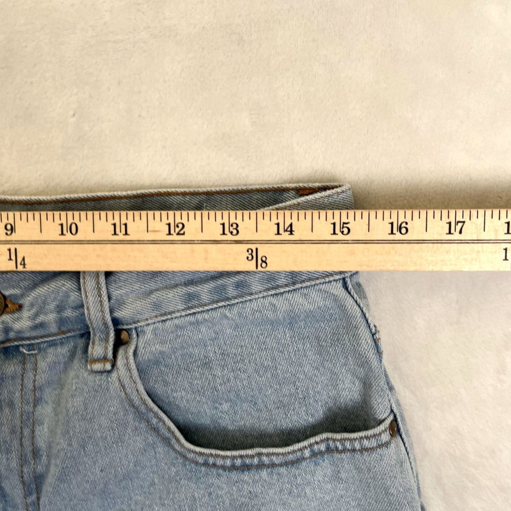 Cotton On Cotton On Shorts Womens 8 Blue High A Line Denim Cutoff Raw Hem Casual Summer Size 30" / US 8 / IT 44 - 7 Thumbnail