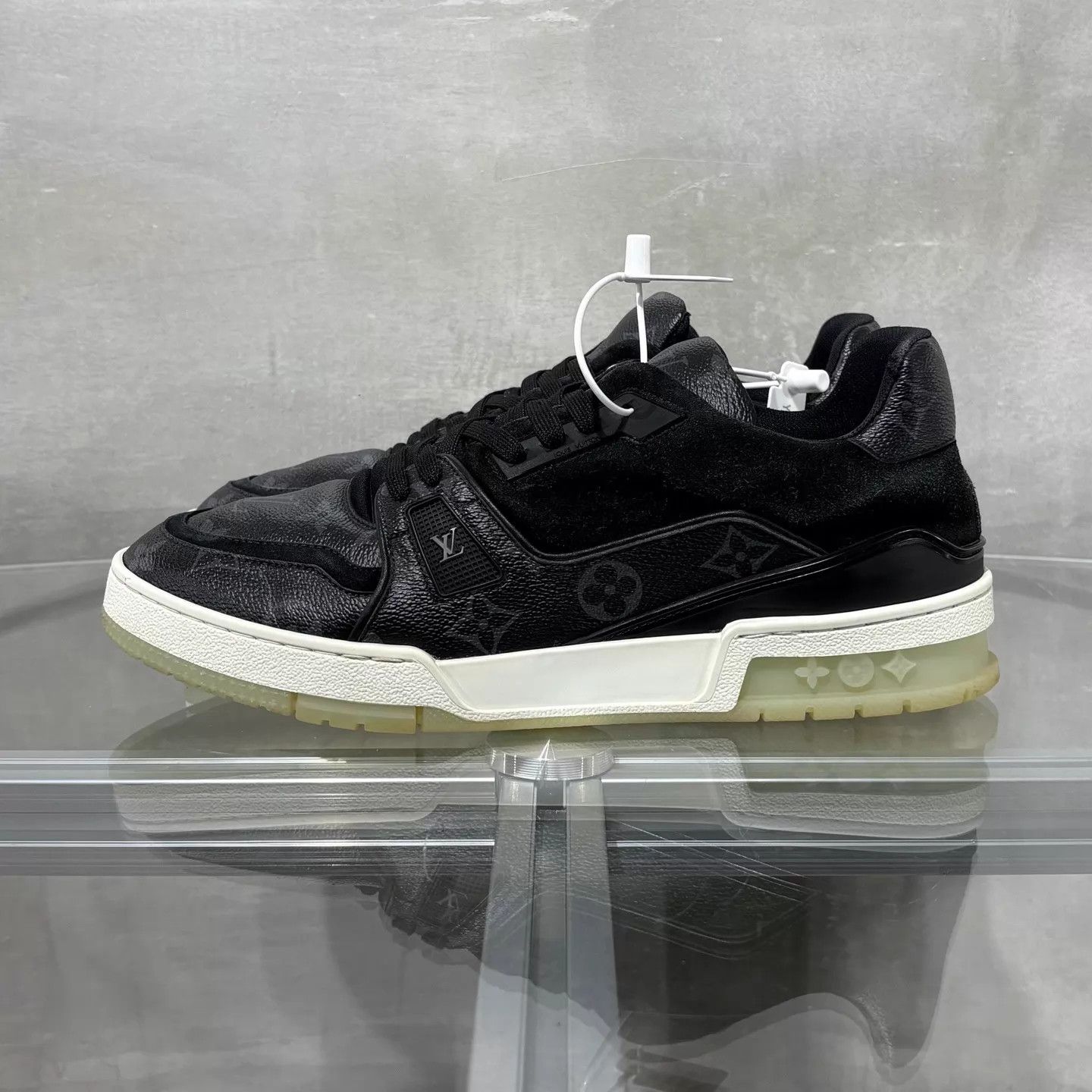 Louis Vuitton LV Trainer Black Monogram Men's UK7 41 Size US 8 / EU 41 - 3 Thumbnail