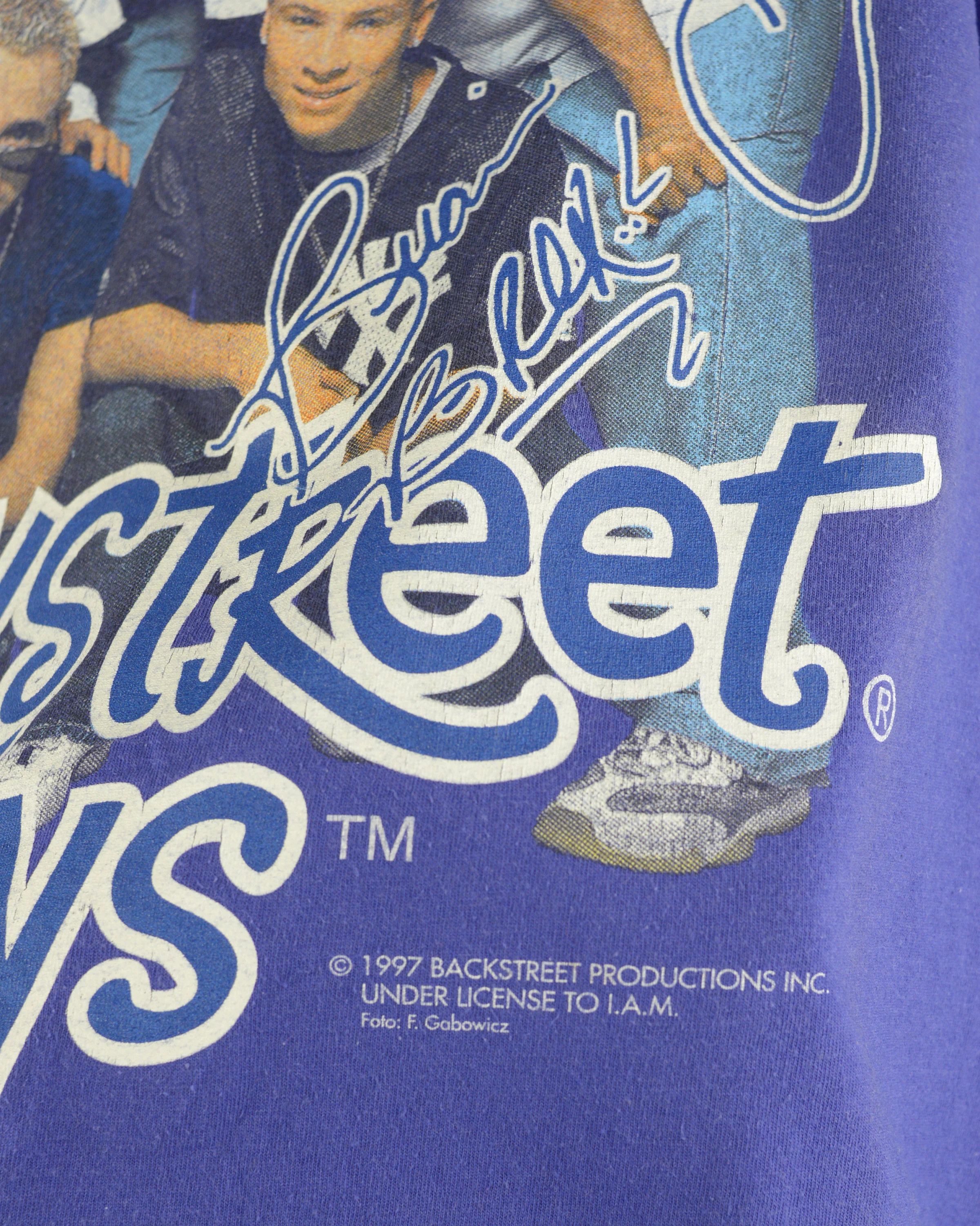 Vintage Vintage Backstreet Boys 1997 t shirt Size US XL / EU 56 / 4 - 3 Thumbnail