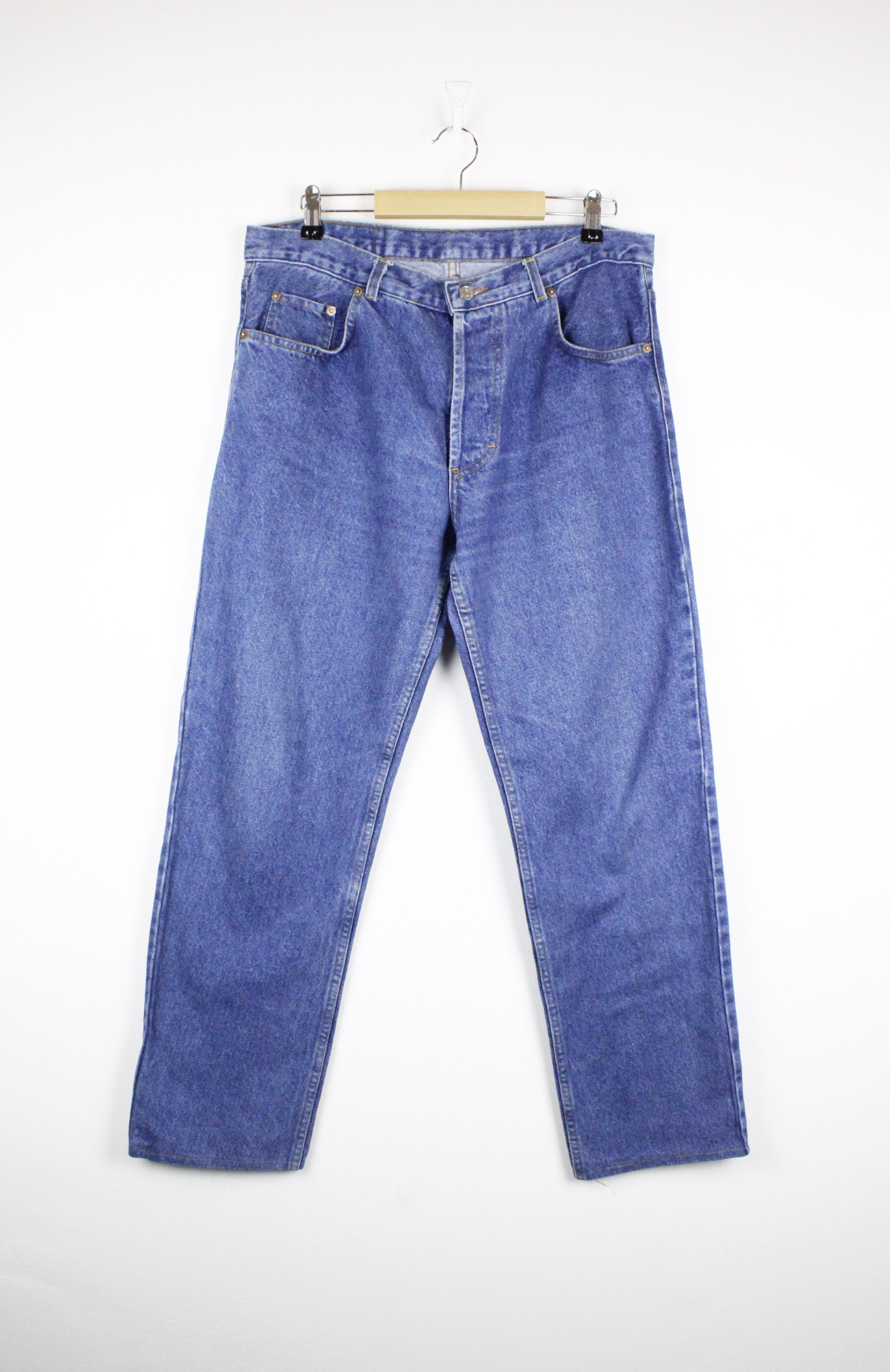 Levi's × Levi's Vintage Clothing × Vintage Vintage 90's Levis 501 Washed Blue Denim Pants Jeans Size US 33 - 1 Thumbnail