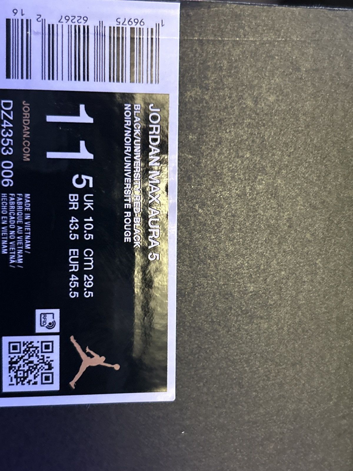 JORDAN MAX AURA 5