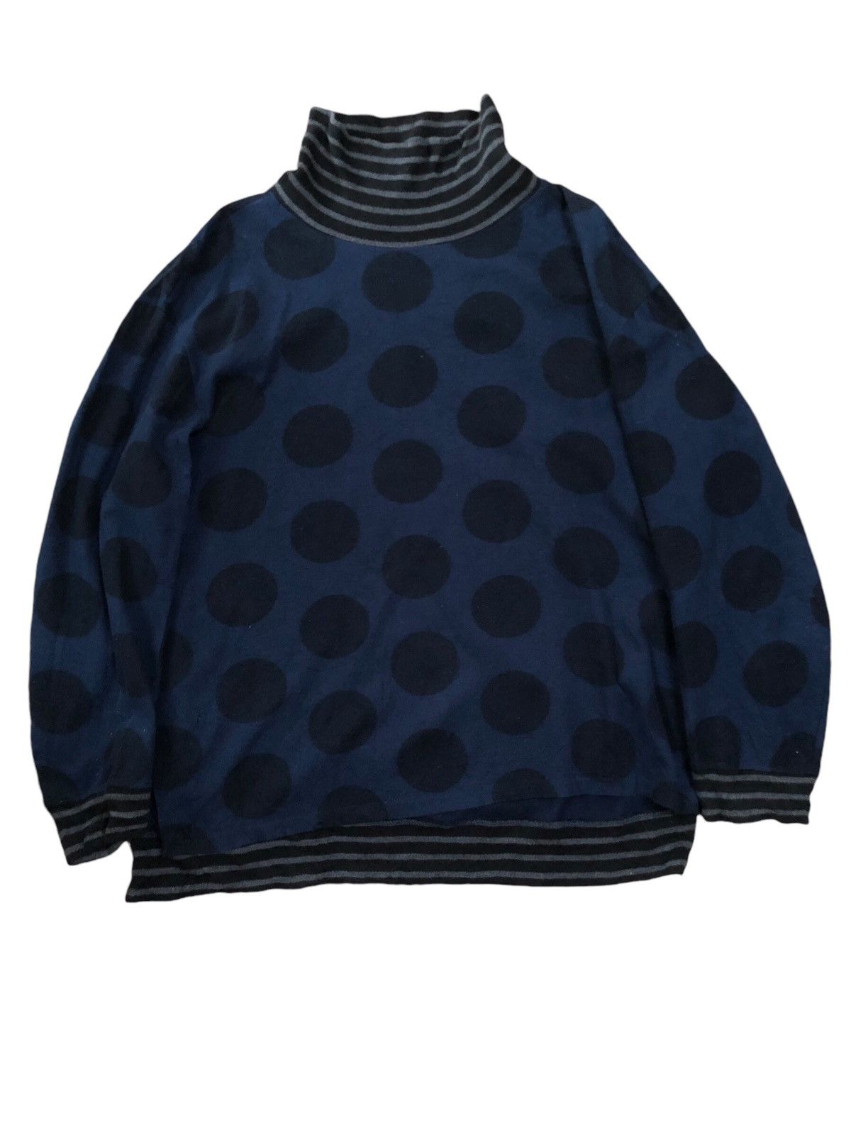 Frapbois × Issey Miyake Frapbois polka dot turtle neck sweatshirt Size US L / EU 52-54 / 3 - 1 Thumbnail