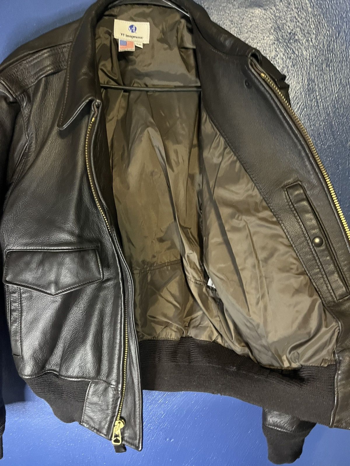 Other VF Imagewear Leather Jacket Size US L / EU 52-54 / 3 - 8 Thumbnail