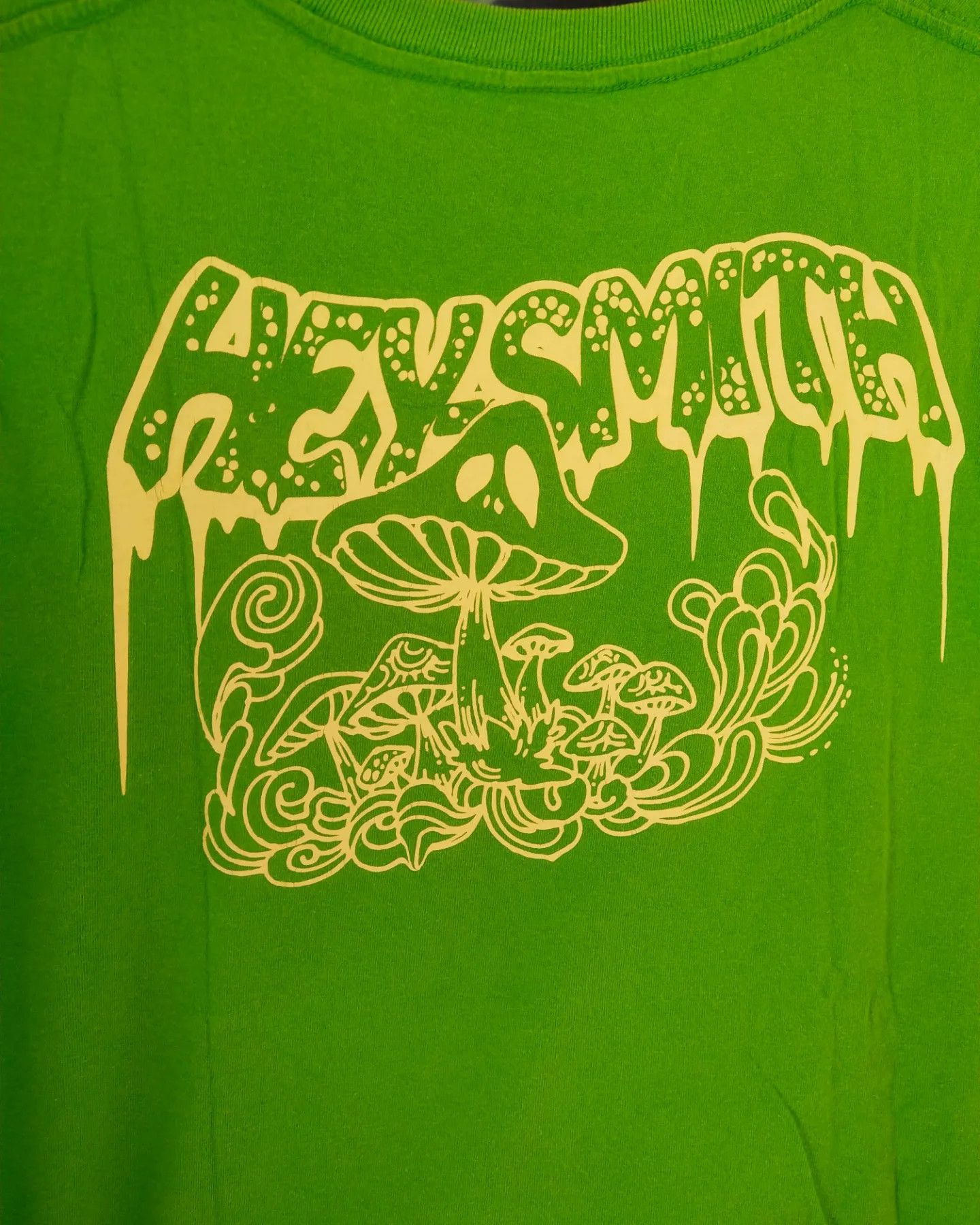 Band Tees Hey-Smith Green Mushroom Art Band Tee Punk Size US L / EU 52-54 / 3 - 4 Thumbnail