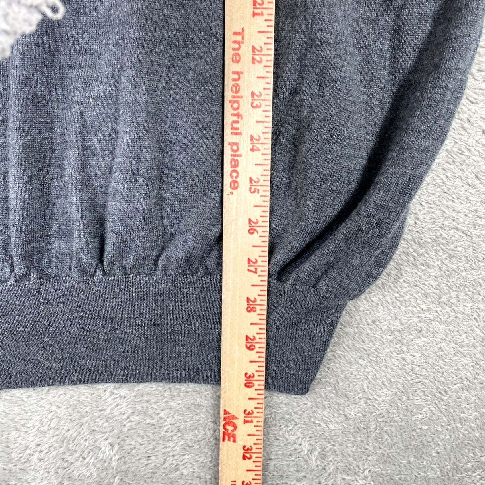 Peter Millar Peter Millar Mens 2XL Gray Merino Wool Silk Blend Crewneck Pullover Sweater Size US XXL / EU 58 / 5 - 5 Thumbnail