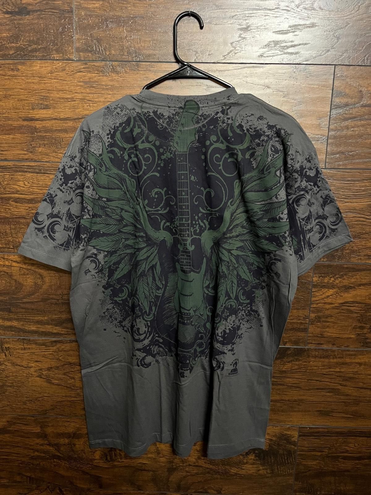 Liquid Blue Jimi Hendrix Big Face T-shirt - Hendrix AOP Liquid Blue XL Size US XL / EU 56 / 4 - 4 Thumbnail