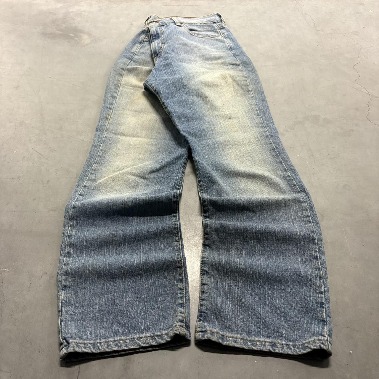 Levi's Crazy Vintage Y2K/2000s Levis 505 Straight Leg Streetwear Medium Blue Wash Denim Jeans! Size US 32 / EU 48 - 1 Thumbnail