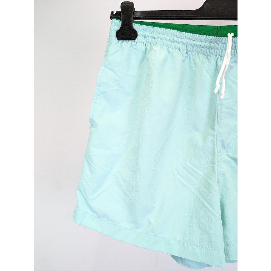 Bottega Veneta o1rshd1 Technical Micro Nylon Long Swim Shorts in Celadon Size US 32 / EU 48 - 4 Thumbnail