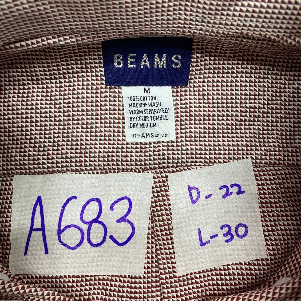 Beams Plus A683 BEAMS JAPAN SHIRTS Size US M / EU 48-50 / 2 - 5 Thumbnail