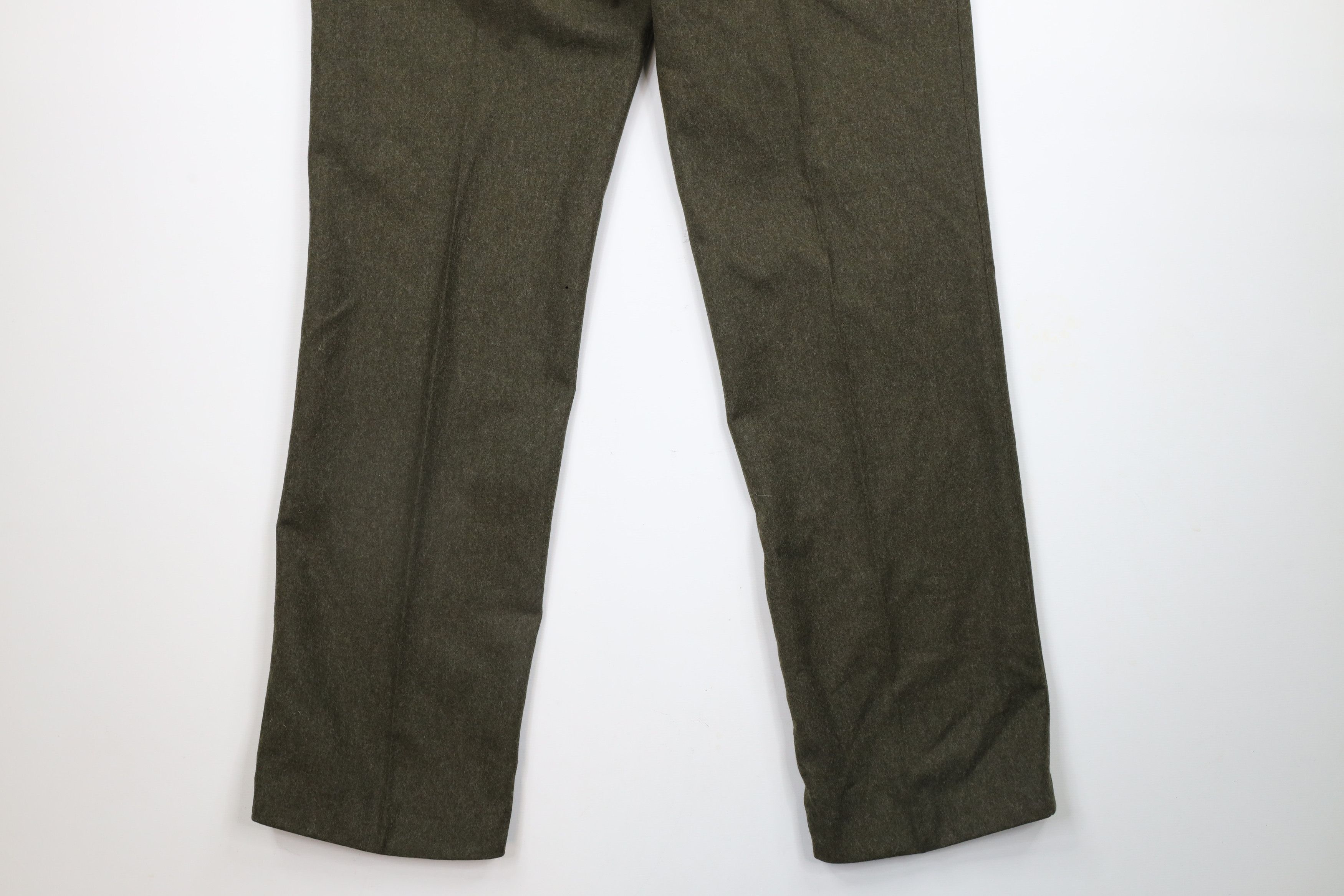 Vintage Vintage 70s Streetwear Wool Wide Leg Chino Pants Green Size US 42 / EU 58 - 13 Thumbnail