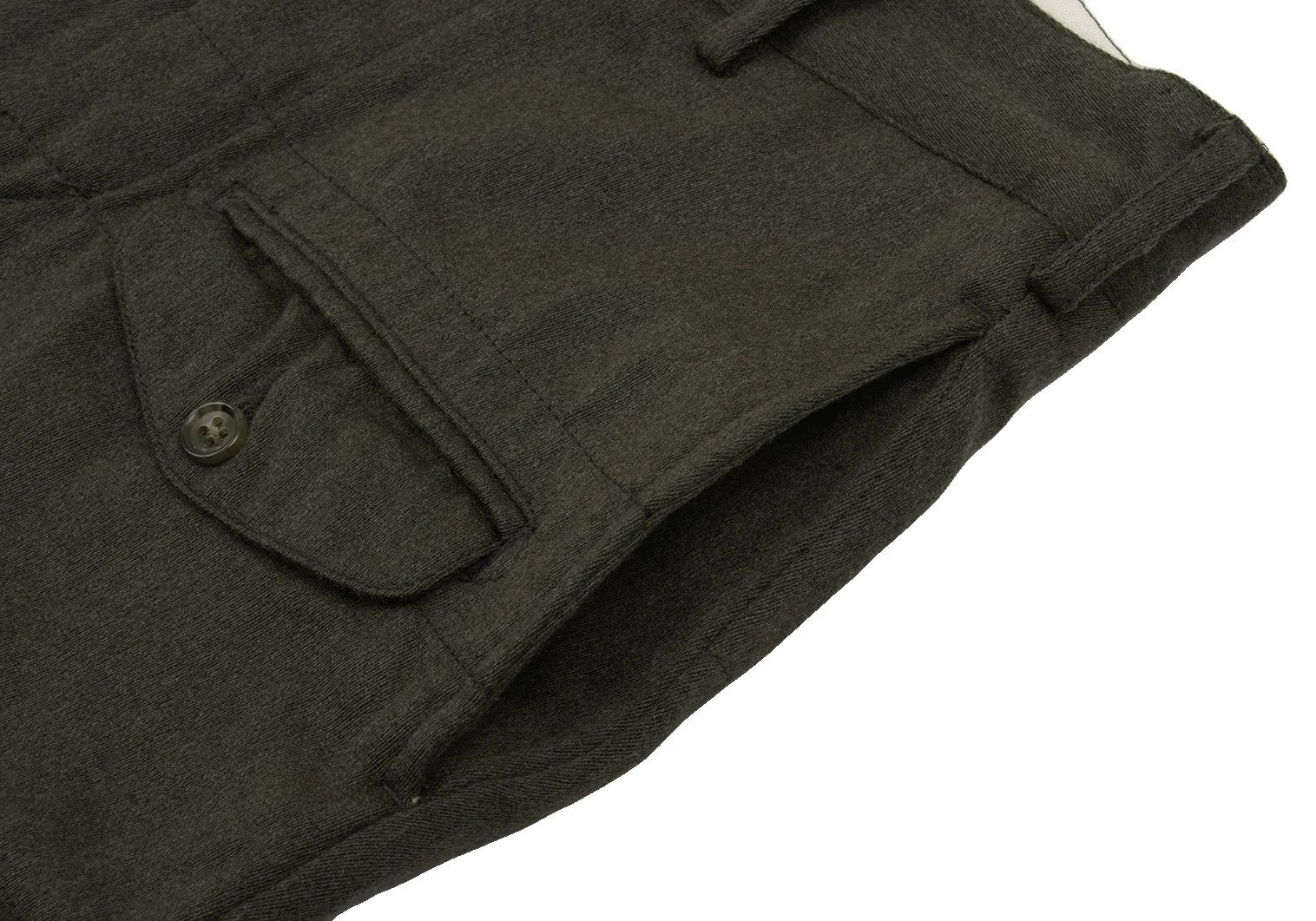 Engineered Garments Pocket Design Wool Half Pants in Khaki Size 32 Size US 32 / EU 48 - 6 Thumbnail