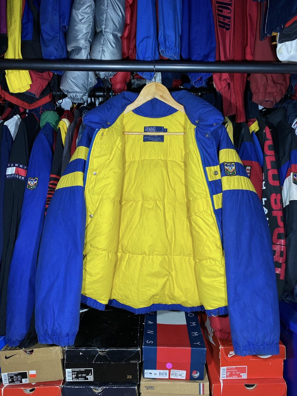 Polo Ralph Lauren × Vintage Puffer Jacket Polo Uni Crest Vintage 1988 Size US S / EU 44-46 / 1 - 4 Thumbnail