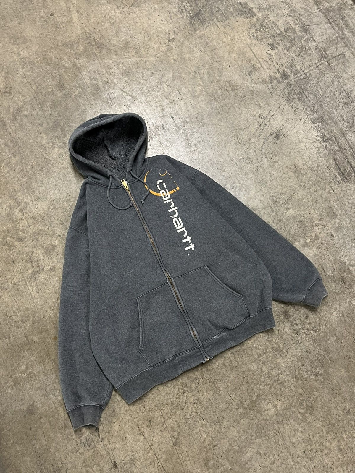 Carhartt × Vintage Carhartt vintage zip up hoodie streetwear hype rare boxy Size US XXL / EU 58 / 5 - 1 Thumbnail