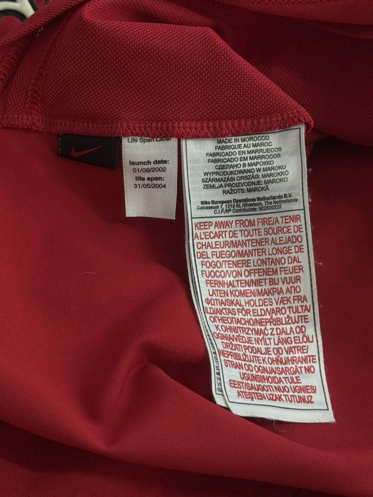 Nike Nike Manchester United 2002-04 Home Football Shirt Jersey Size US XL / EU 56 / 4 - 13 Thumbnail