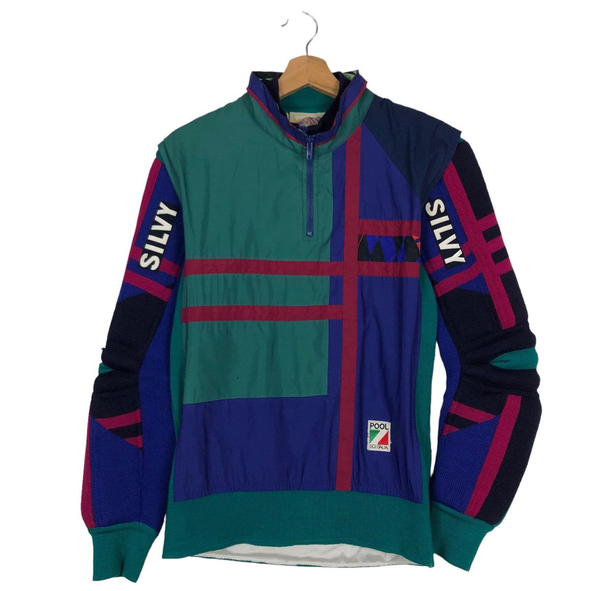 Japanese Brand 🔥90’s Vintage Biker Motorcross Long Sleeve Silvy Pool Italy Size US M / EU 48-50 / 2 - 2 Thumbnail