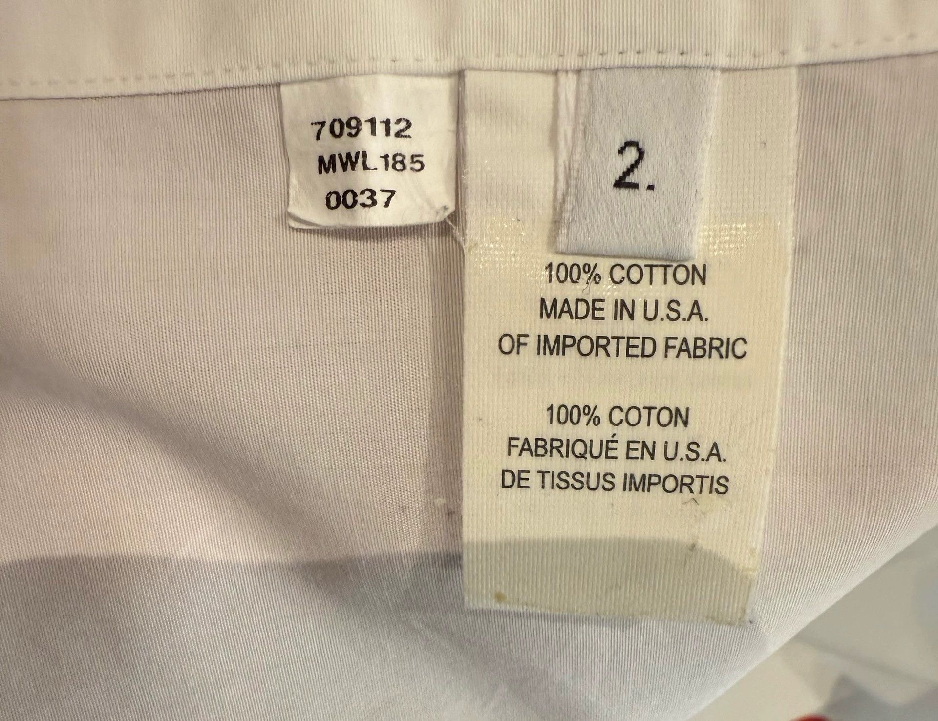 Thom Browne TB White Tricolor Placket Exposed Rare Shirt Size 2 Size US M / EU 48-50 / 2 - 6 Thumbnail