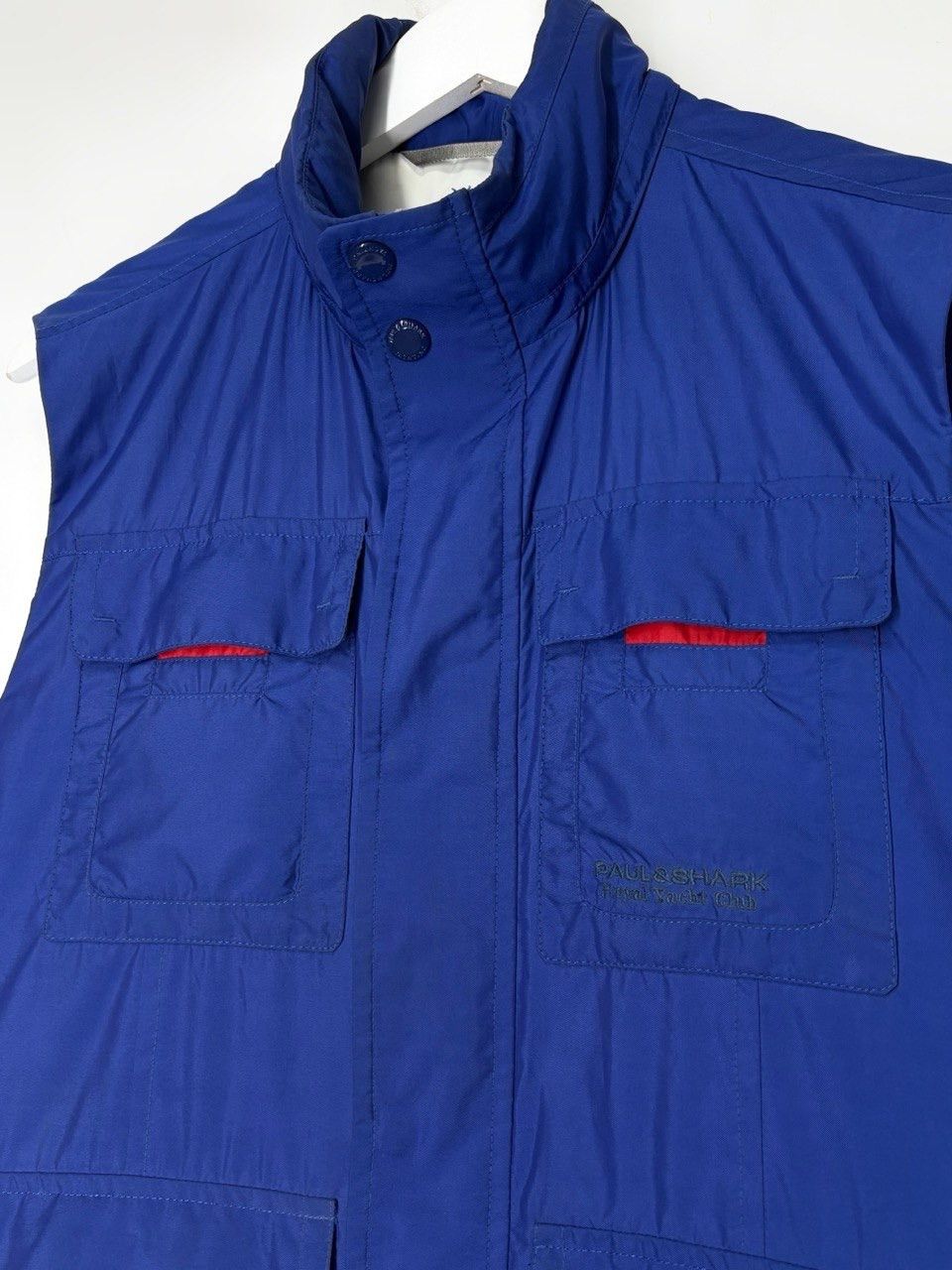 Paul & Shark Paul & Shark Nylon Vest Royal Blue Luxury Piece Size US M / EU 48-50 / 2 - 4 Thumbnail