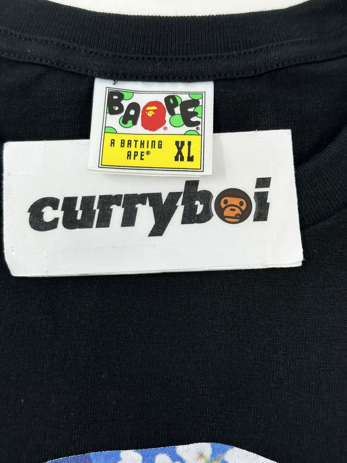 Bape BAPE Sakura Photo Ape Head Tee (SS21) Black Size US XL / EU 56 / 4 - 6 Thumbnail