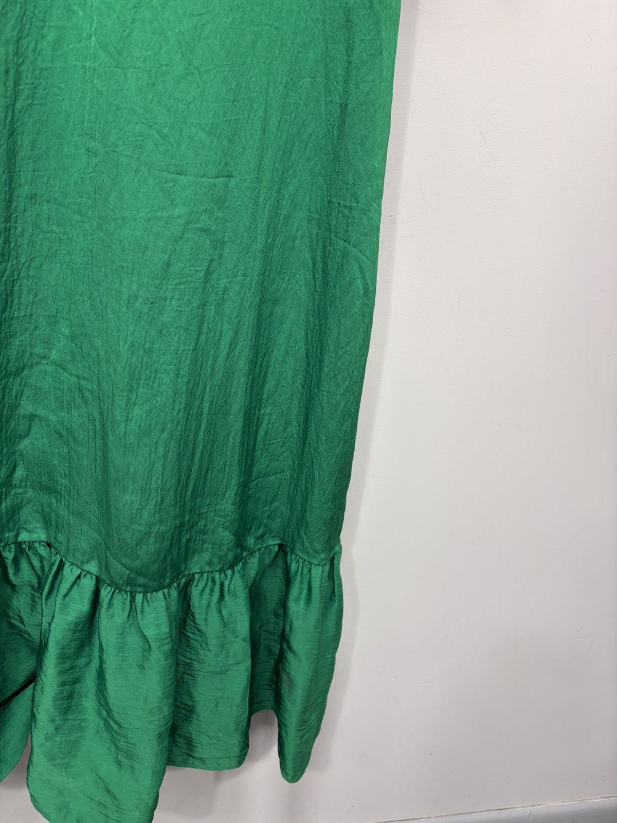 Sandro Sandro NWT Falbala Women’s Green Cut Out Short Sleeve Dress Size M / US 6-8 / IT 42-44 - 13 Thumbnail